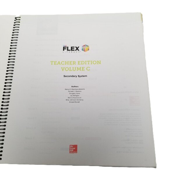 SRA FLEX Literacy Teacher Edition Volume C Secondary System McGraw Hill Spiral - Picture 4 of 11